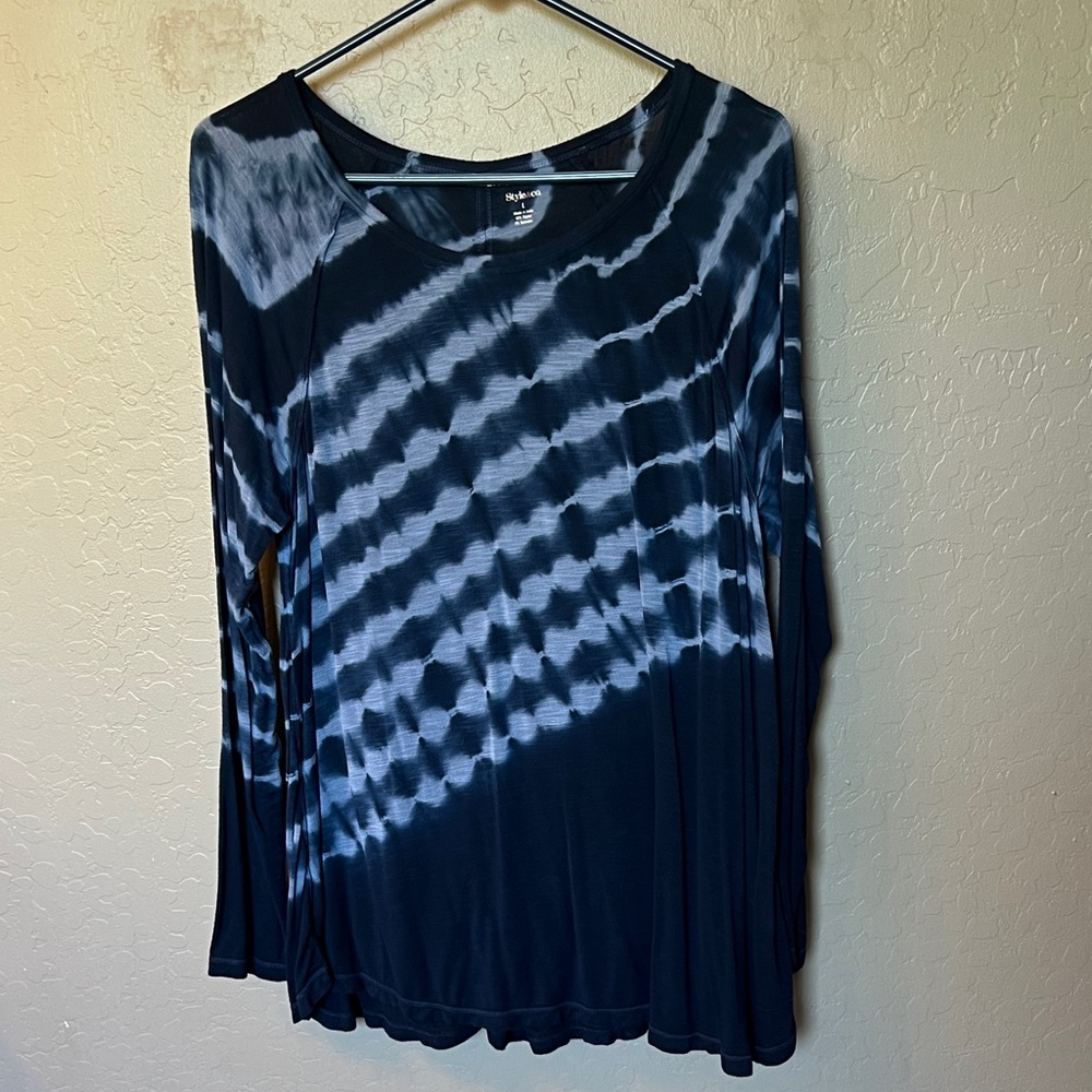 Women's Tie-Dye Long Sleeve Top